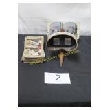 Vintage Handheld Stereoscope Viewer w/47 Cards