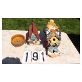 Scarecrow Birdhouse, Birdie Clubhouse