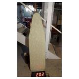 1) Metal & 1) Wooden Ironing Board