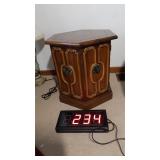 Hexagon End Table W/Storage