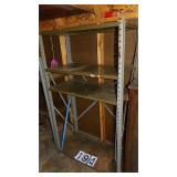 4) Metal Shelves (Bolted Together)