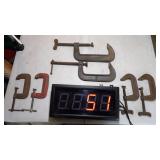 6) C Clamps