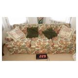 3 Cushion Floral Sofa