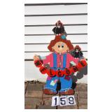 Wooden Welcome Scarecrow 34" T
