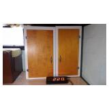 2) Upper Cabinets 34" T X 19" W X 12" D