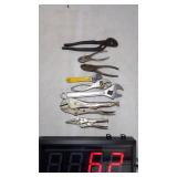 Vice Grips, Crecent Wrenches, & Pliers