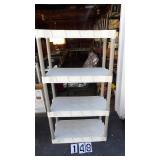 4 Shelf Plastic Shelf  4