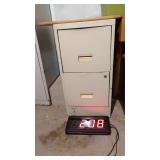 2 Drawer Metal Filing Cabinet