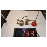 Brass Eagle Oil Can, & Others