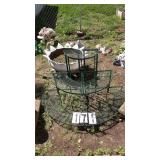 Half Circle 3 Tier Metal Plant Stand