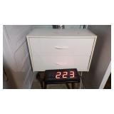 2) Drawer Cabinet 24" W X 15" T X 12" D