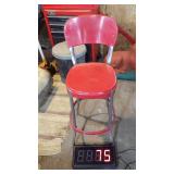 Vintage Red Stool
