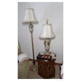 Table Lamp & Matching Floor Lamp