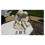 Boy & Girl Concrete Statue