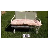 Metal Loveseat Glider