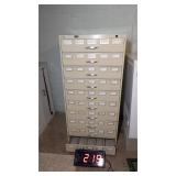 10) Drawer Metal Filing Cabinet 51" X 24 X 28