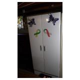 2) Door Metal Cabinet 66" T X 30" W X 15" D