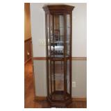 Curio Cabinet 71"T X 19"W X 8"D