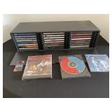 Music CDs & Storage Rack