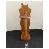 Wooden Paper Towel Holder