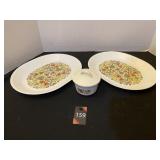 Corelle Platters & Covered Dish