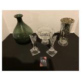 Crystal Candle Sticks & Miscellaneous