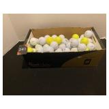 Box of Miscellaneous Golf Balls