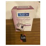 Manual Inflate Digital Blood Pressure Monitor