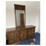 Dresser & Mirror 64"Lx 18" W x30"H, 25"L x 48" H