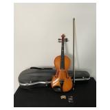Glaesel Violin & Hard Case (Broken Budge)