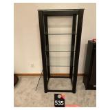 Glass & Metal Stand 261/2"L x 22"W x 61"H