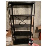 Metal Black Shelf 36"L x 17"W x 71"H