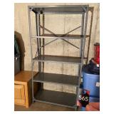 Metal Gray Shelf 37"L x 16"W x 73"H