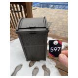 Waste Can (Suncast) 17"Square x 33"H