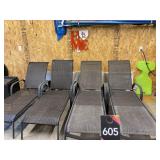 (4) Lounge Chairs