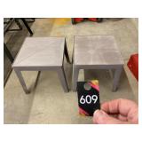 (2) Patio Side Tables