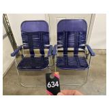 (2) Folding Lawn Chairs