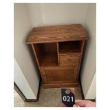 21"WX12"Dx32"H Wood Cabinet