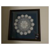 Framed Vintage Doily