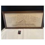 Home Sweet Home Framed Cross Stitch
