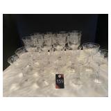 Crystal Glasses with Tote