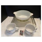Pyrex Baking Dish, Soup Bowls & Dish
