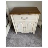 Bedside Table with Marble Top