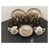 Royal Staffordshire Iron Stone Glasses & Pieces