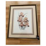 Framed Iris Picture