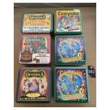 Unopened Crayola Tins