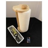 Paper Towel Holder & Scissors