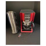 Mr Coffee Coffee Maker, Cups & Cup Holder