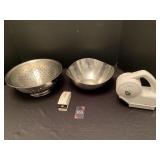 Strainer, Chip Bowl & Can Opener
