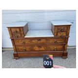 Antique Marble Top Dresser